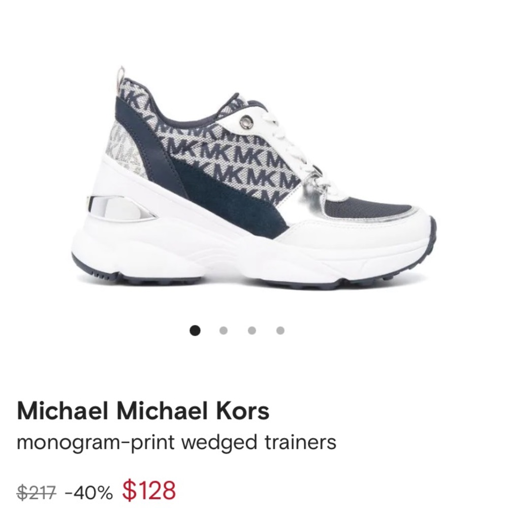Michael Kors Monogram trainers NWOT